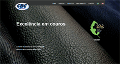Desktop Screenshot of cbccouros.com.br